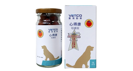 寵物保健食品購物網VetcoShop-寵物營養食品-汪星人專用心得康咀嚼錠產品照片